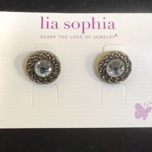 Lia Sophia Chained Earrings